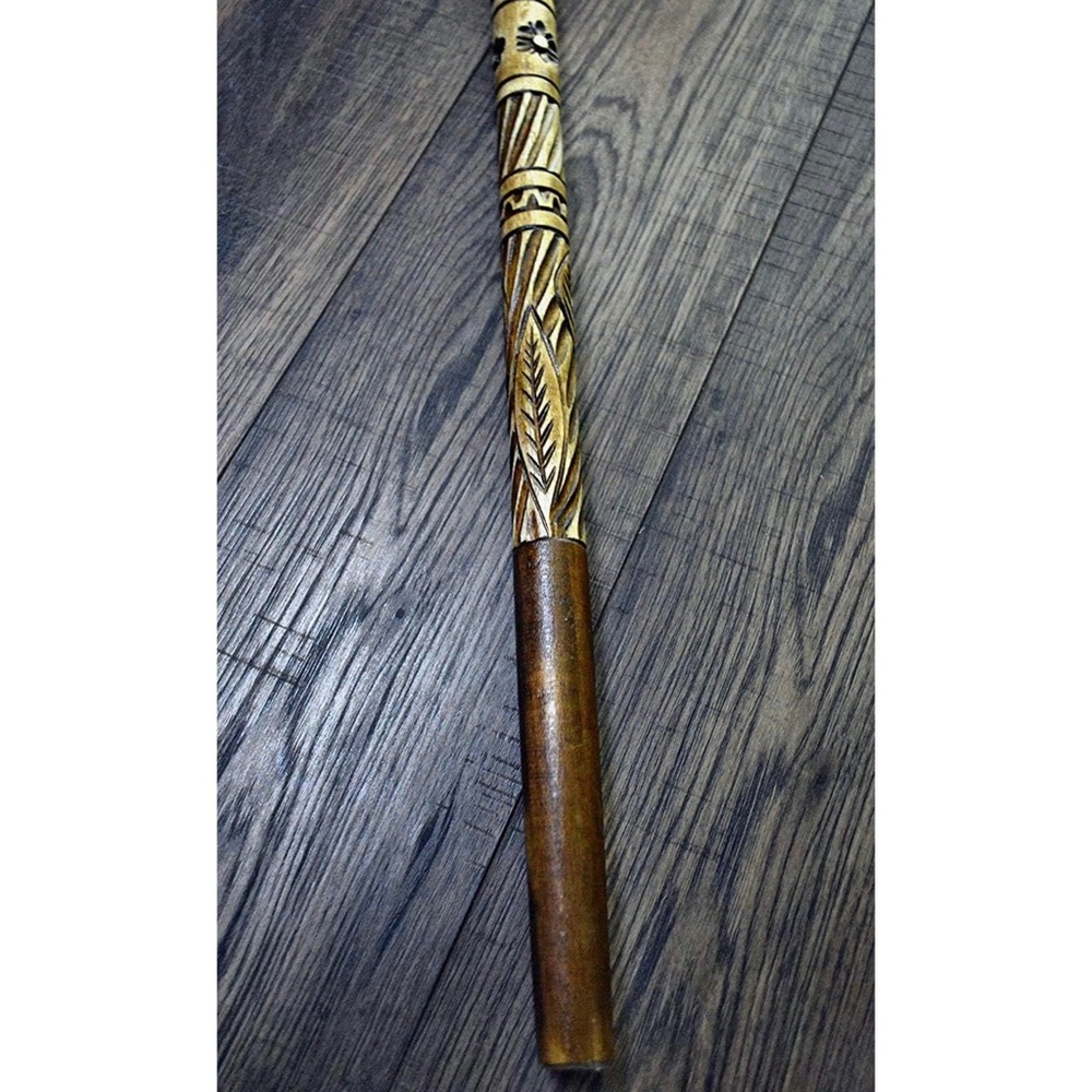 Cane Walking Stick Cane Reed Stick Wooden Handmade Carving (Horse Black) - Picture 2 of 10